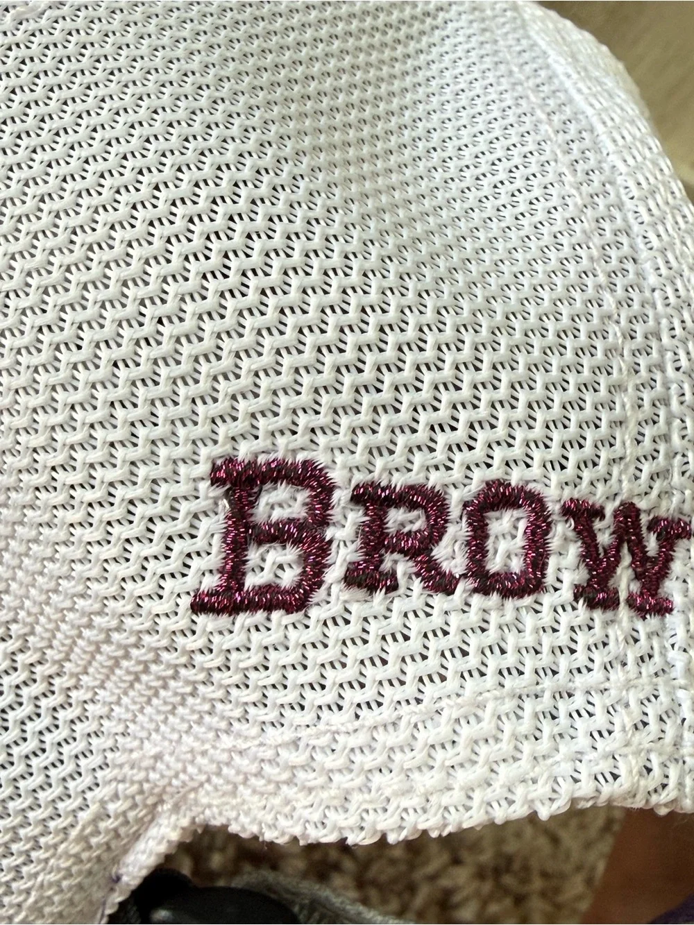 Gray Trucker Hat with Embroidered Buck Logo-Browning